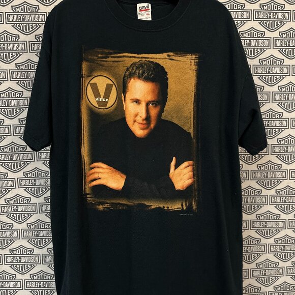 Anvil Other - Vintage 2002 Vince Gill Tour T-Shirt Adult XL Country Western Band Music